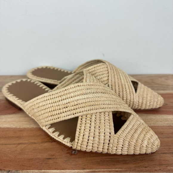 Tuckernuck Shoes - Le Mogador Azoulay Nude Slide Flat